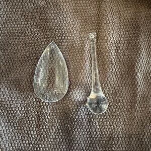 20 piece Pottery barn Clarissa chandelier crystal replacements